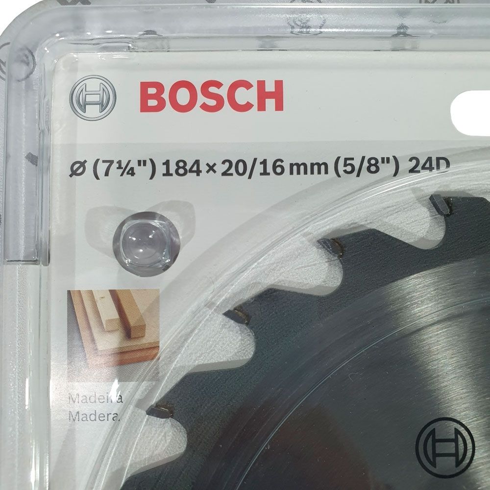 Lâmina Para Serra Circular Bosch Ecoline 7.1/4" (184mm) 24 Dentes Lâmina Para Serra Circular Bosch Ecoline 7.1/4" (184mm) 24 Dentes