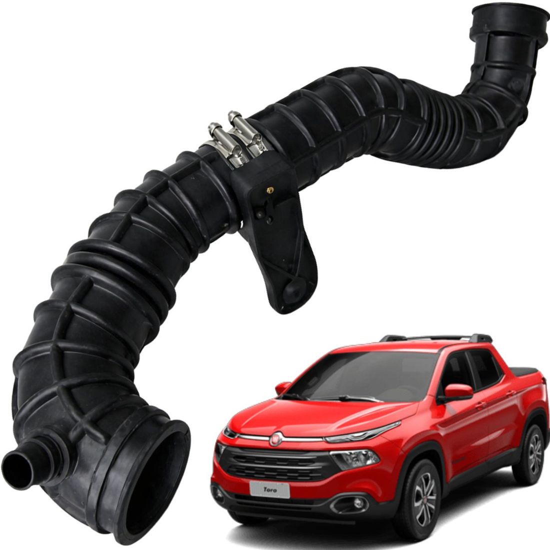 Mangueira Filtro De Ar Fiat Toro 1.8 16v E-torq 2016/2021 Mangueira Filtro De Ar Fiat Toro 1.8 16v E-torq 2016/2021