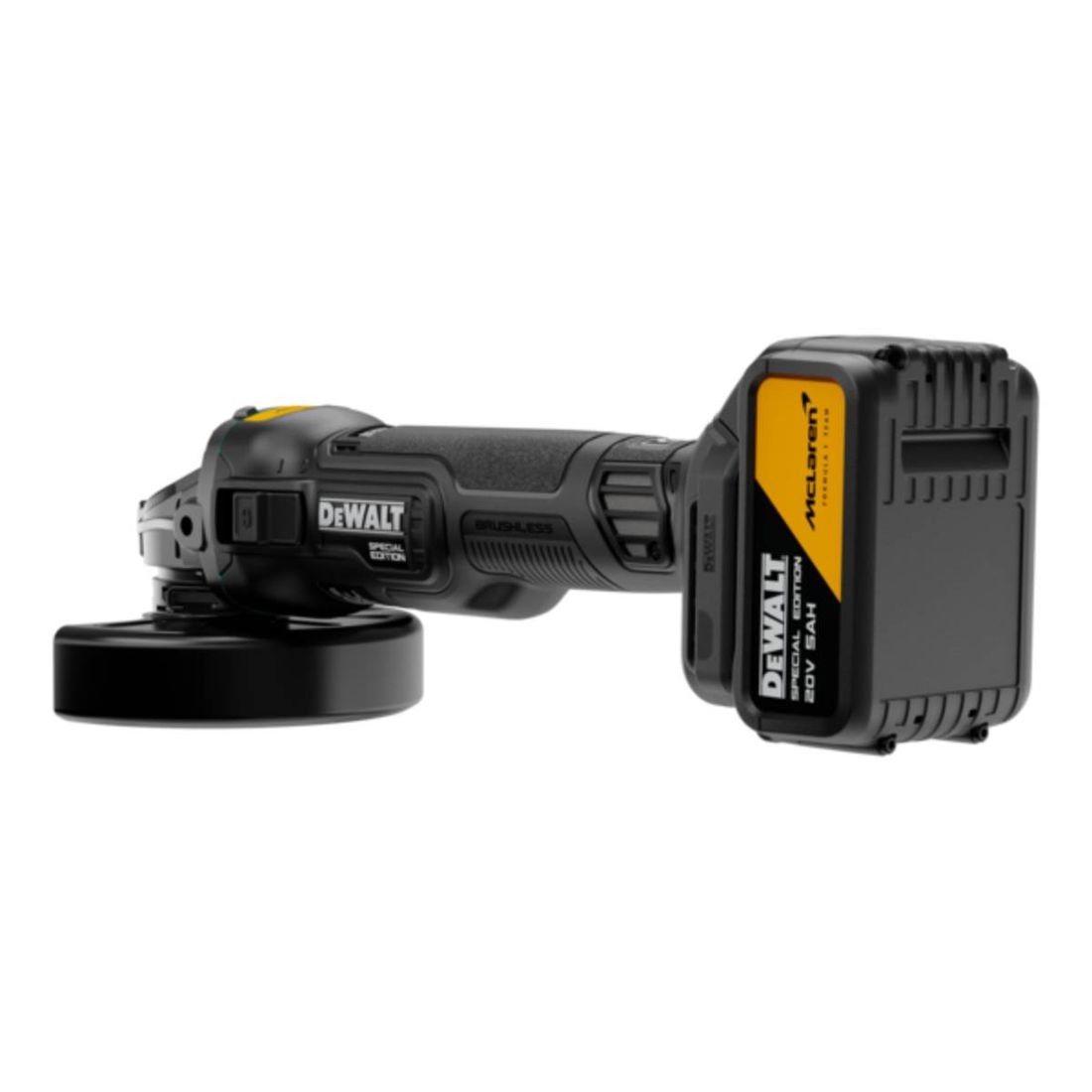 ESMERILHADEIRA ANGULAR MCLAREN DEWALT 5" 20V 2 BATERIAS ESMERILHADEIRA ANGULAR MCLAREN DEWALT 5" 20V 2 BATERIAS