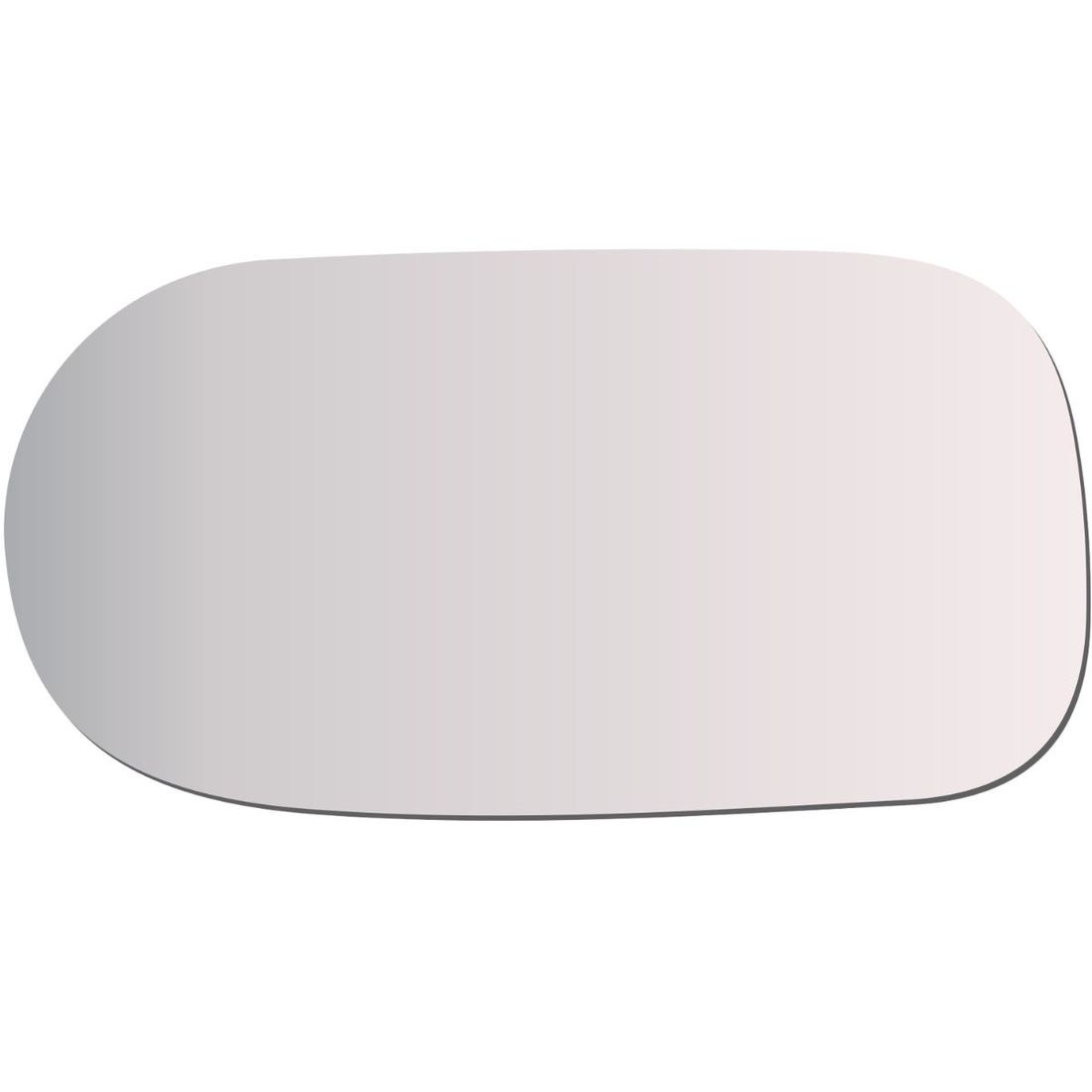 Lente Retrovisor Esquerdo Fiat Palio Strada Siena 2001 A 2004 (Modelo Ficosa)