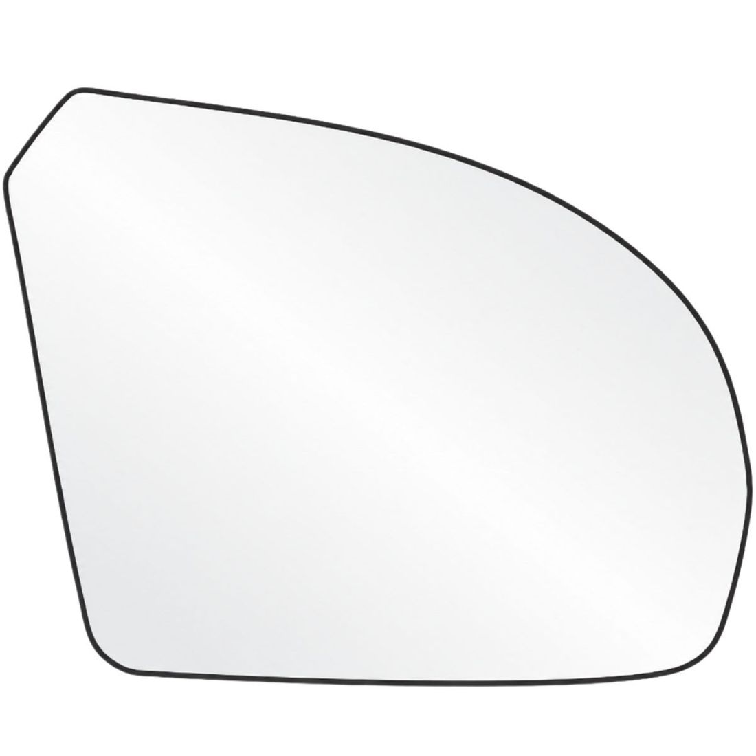 Lente Retrovisor Direito Ford Fiesta 2003/2009 Ka 2008/2014