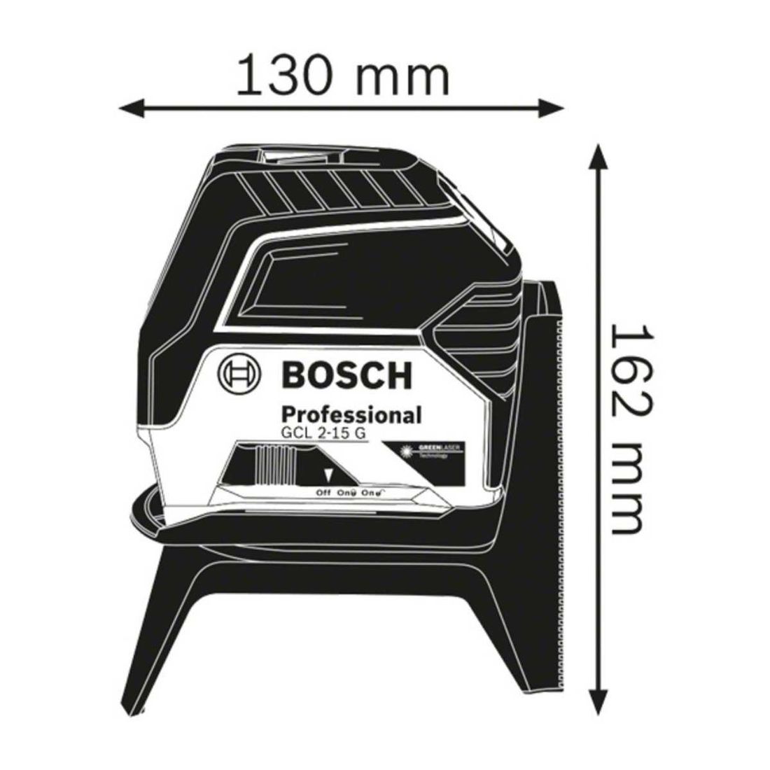 Nível Laser Cruz Bosch Verde GCL 2-15 G 15m Nível Laser Cruz Bosch Verde GCL 2-15 G 15m