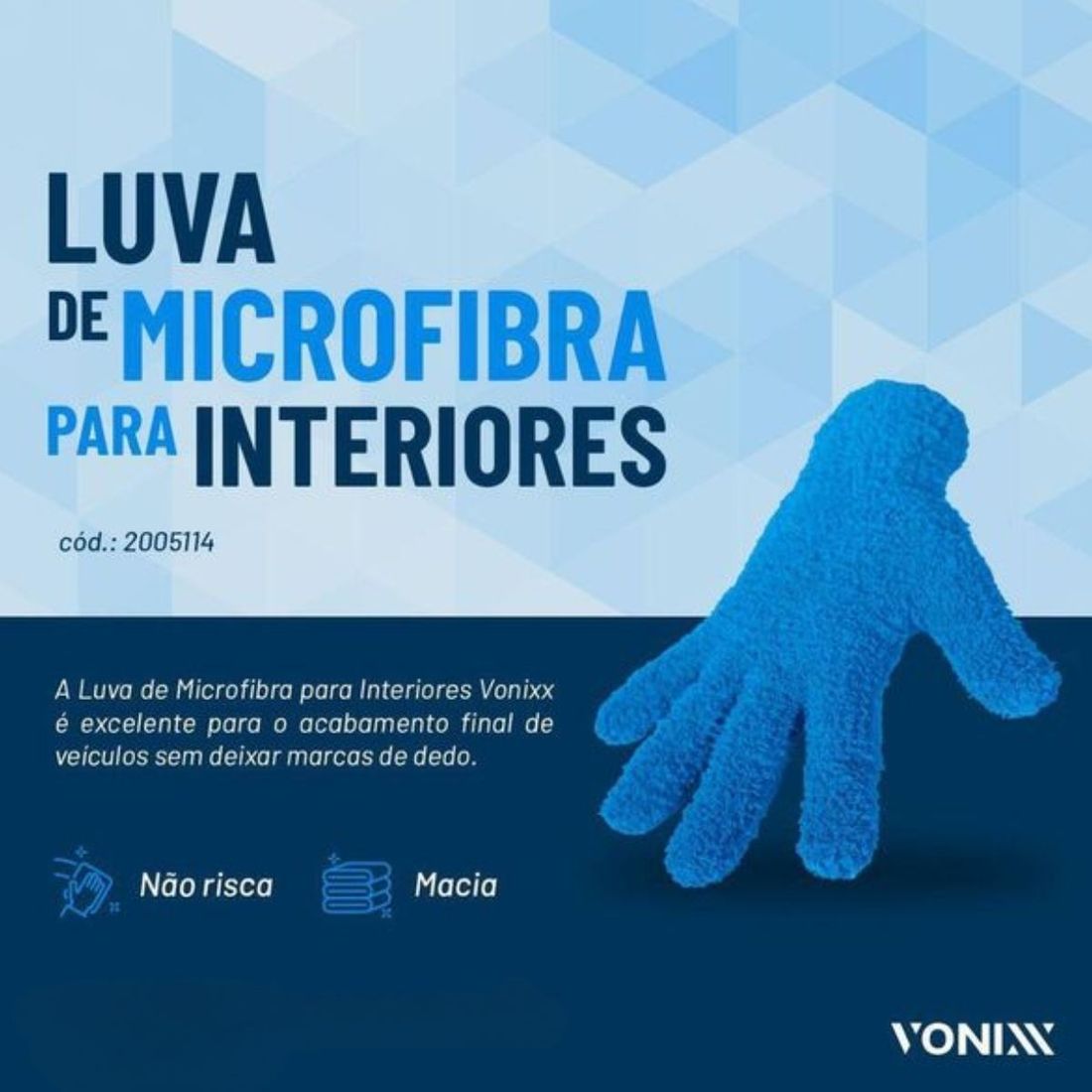 Luva Microfibra Para Interiores Vonixx