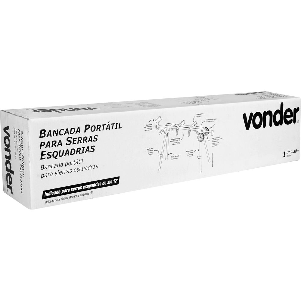 Bancada Portátil Para Serras Esquadrias Vonder 6824000150