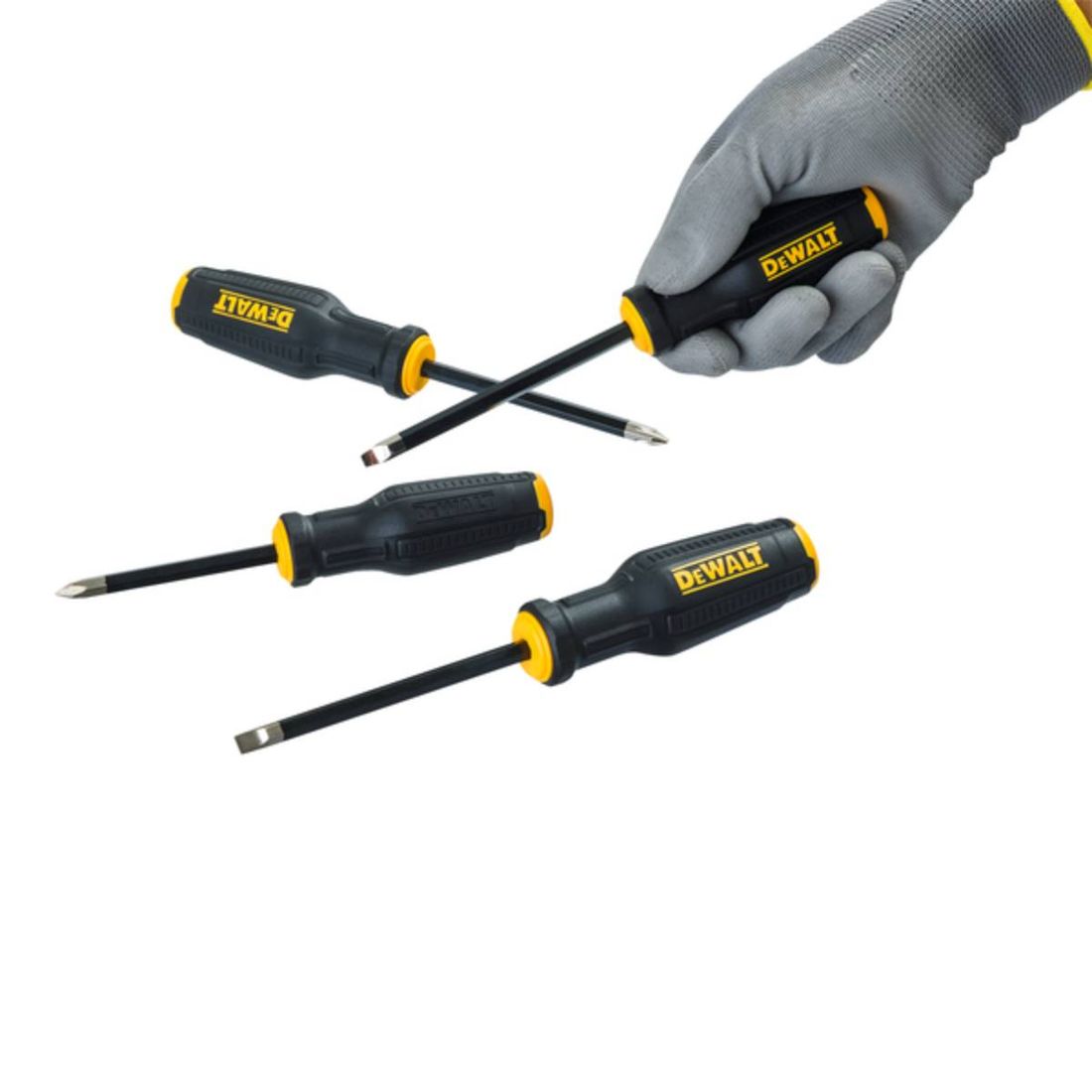 JOGO DE CHAVES DE FENDA TOUGHSERIES 4 PEÇAS DEWALT