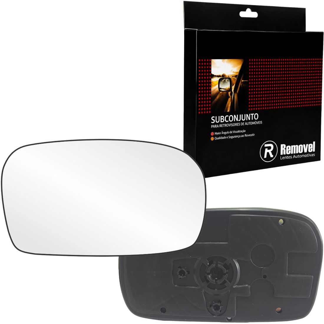 Lente Retrovisor Direito Honda Civic 2002 A 2005