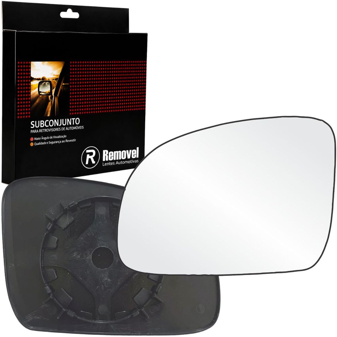 Lente Retrovisor Esquerdo GM Celta 2001 A 2006