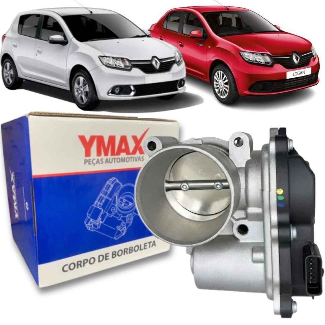 Corpo Borboleta Renault H4M Duster/Logan/Sandero/Captur/Oroch 1.6 16v 15/21
