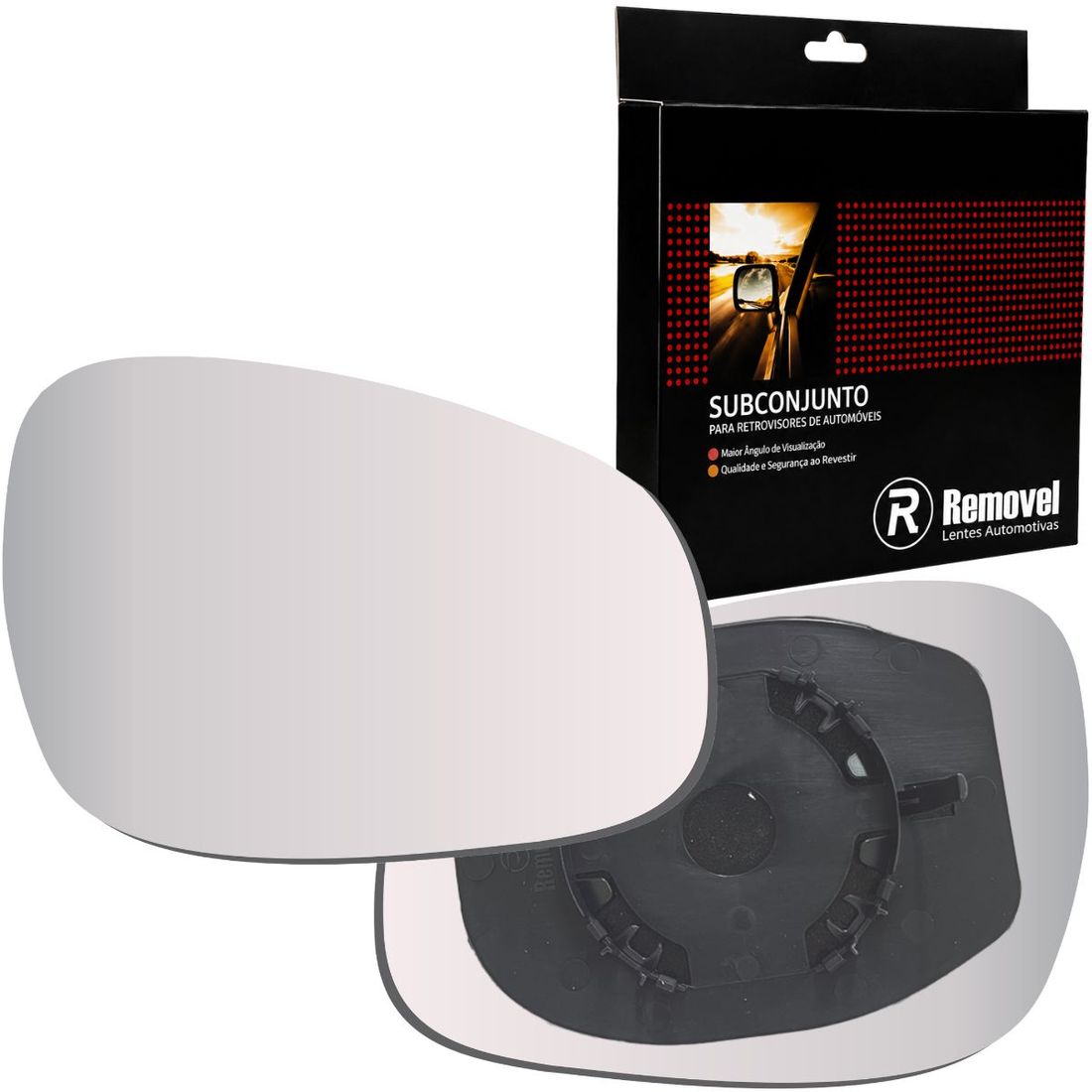 Lente Retrovisor Direito Fiat Mobi 2016 A 2022 SB066