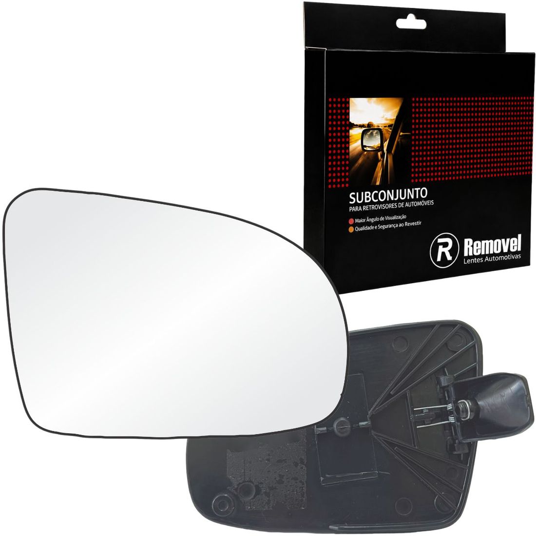 Lente Retrovisor Direito GM Corsa 1996 A 2002 Classic 2002 A 2016