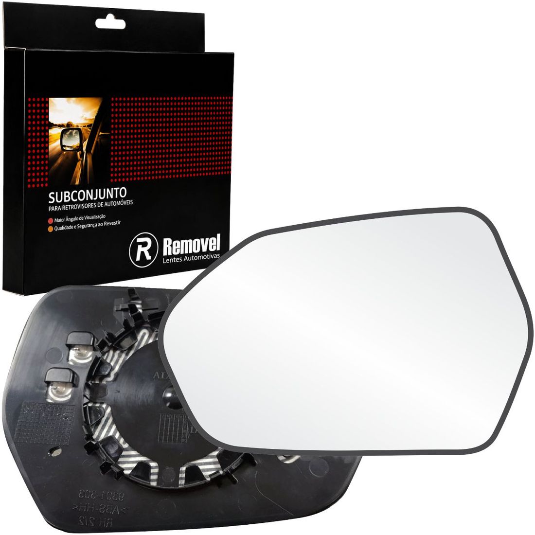 Lente Retrovisor Esquerdo Toyota Corolla 2020 Em Diante