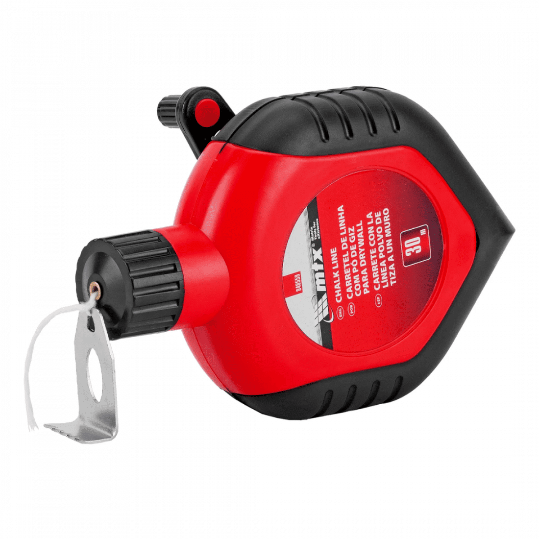 Kit Giz de Linha MTX Marcador Vermelho 30m