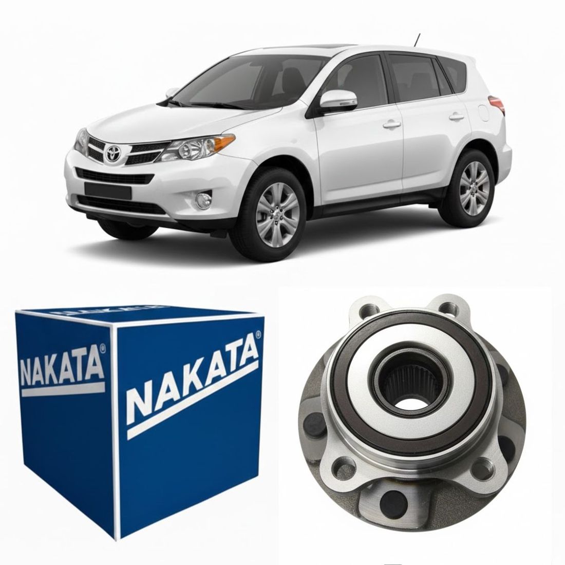 Cubo Roda Dianteiro C/ Rolamento Toyota Rav4 06/15 C/ABS Cubo Roda Dianteiro C/ Rolamento Toyota Rav4 06/15 C/ABS