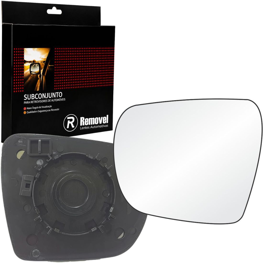 Lente Retrovisor Esquerdo Ix35 2010 A 2022