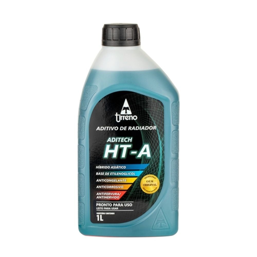 Aditivo Radiador Pronto Uso TIRRENO Azul 1 Litro - EXTENDED LIFE HYBRID ASIAN