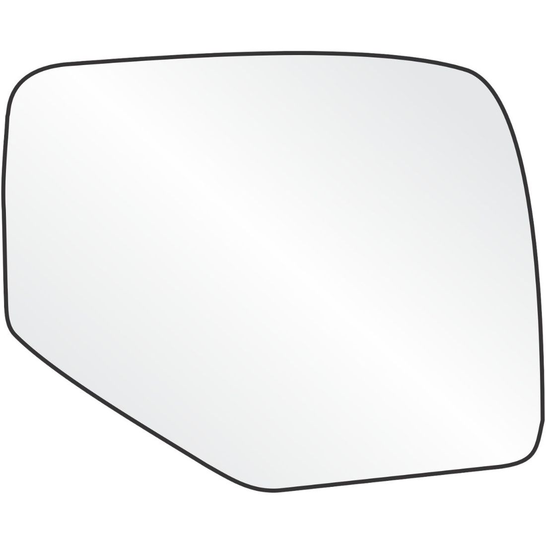 Lente Retrovisor Direito Ford Ecosport 2003 A 2012 Ranger 2004 A 2009