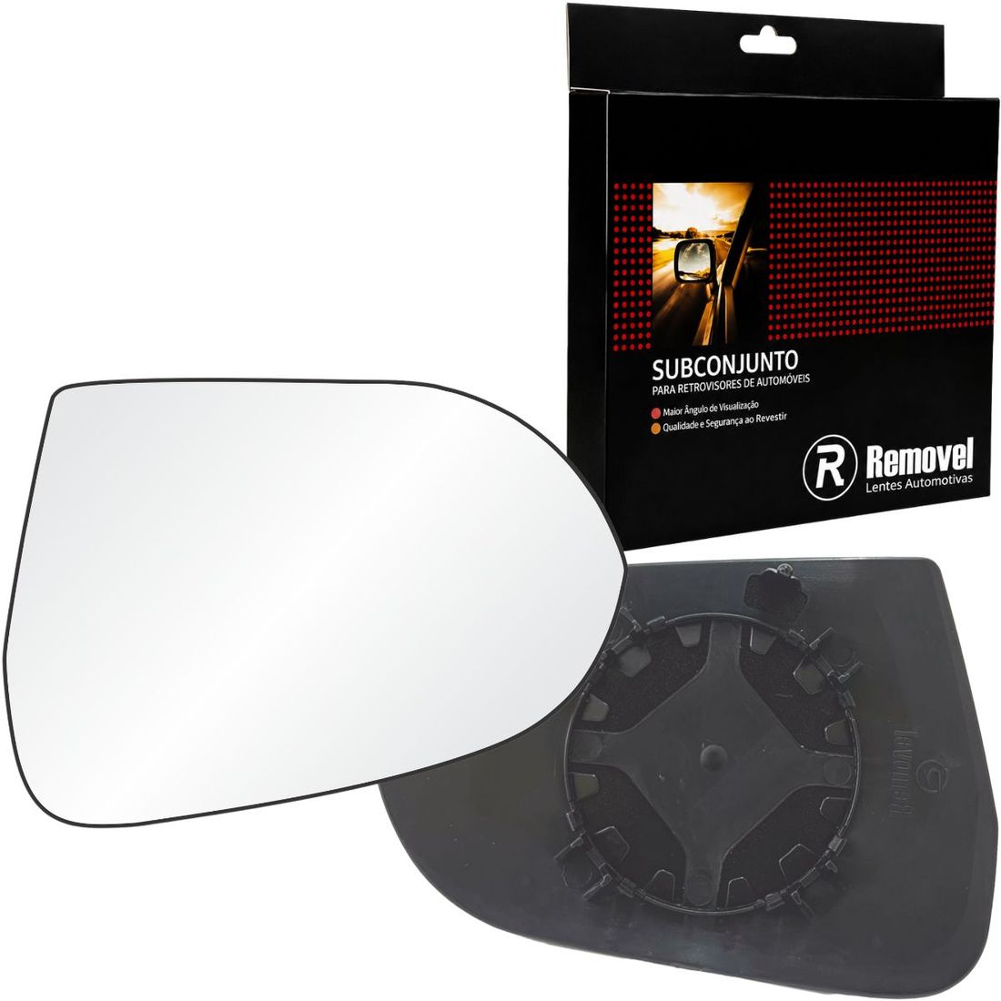 Lente Retrovisor Direito GM Onix 2012/2019 Prisma 2013/2018