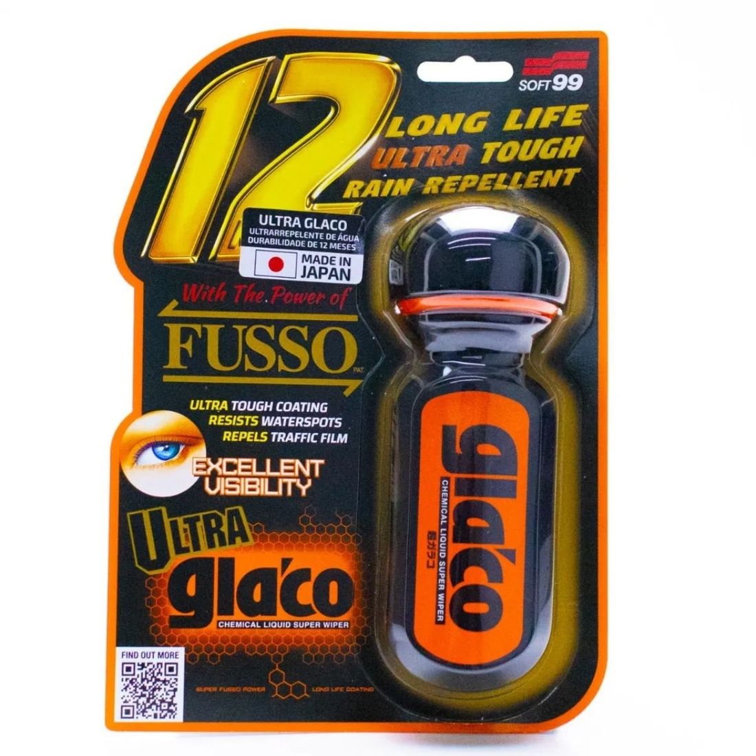 Cristalizador de Vidros Ultra Glaco Fusso 70ml Soft99