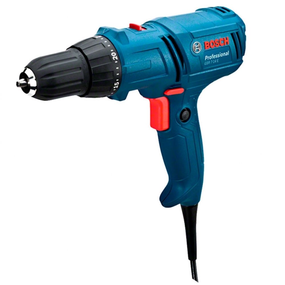 Parafusadeira e Furadeira Bosch GSR 7-14 E 400W 220V cabo 4m Parafusadeira e Furadeira Bosch GSR 7-14 E 400W 220V cabo 4m