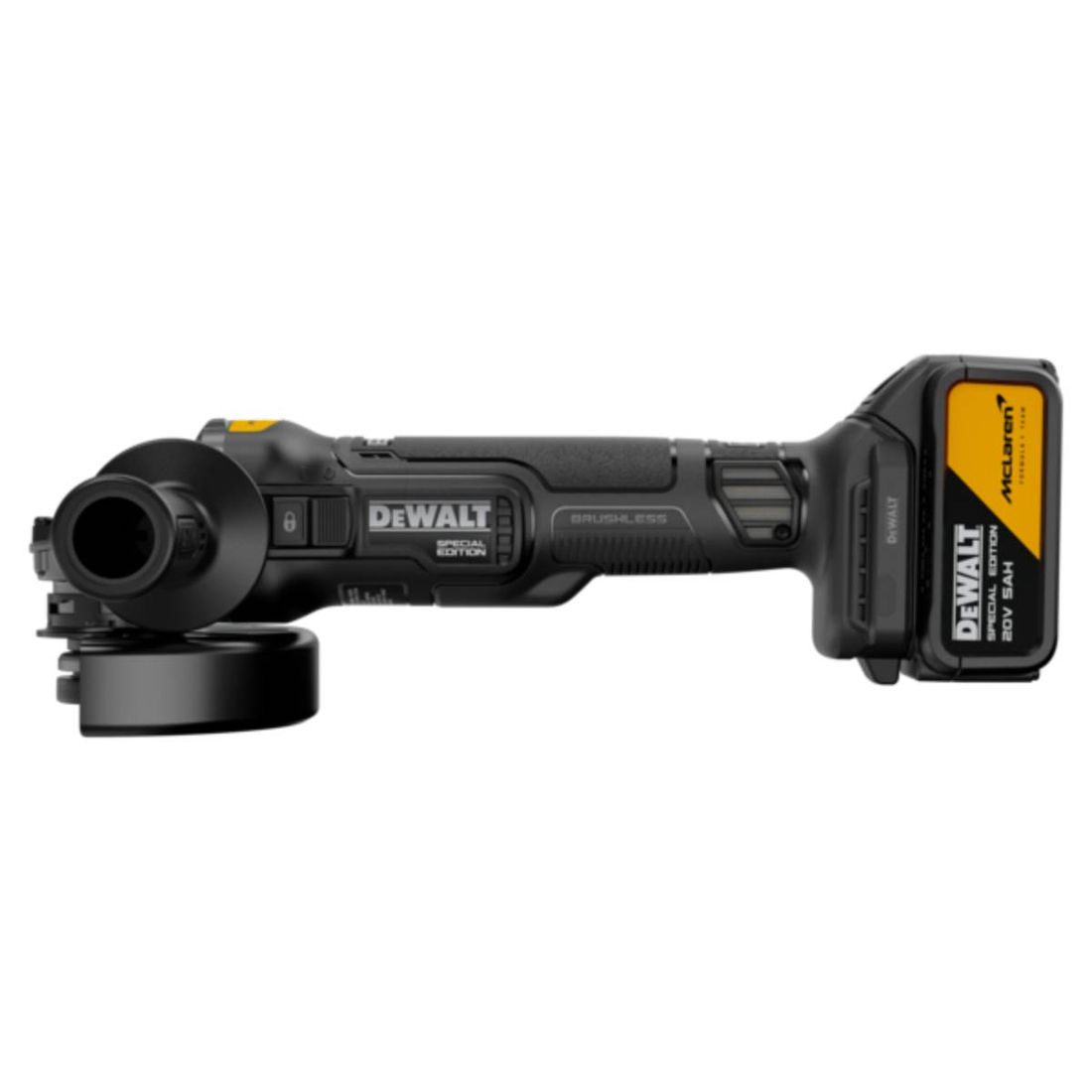 ESMERILHADEIRA ANGULAR MCLAREN DEWALT 5" 20V 2 BATERIAS ESMERILHADEIRA ANGULAR MCLAREN DEWALT 5" 20V 2 BATERIAS