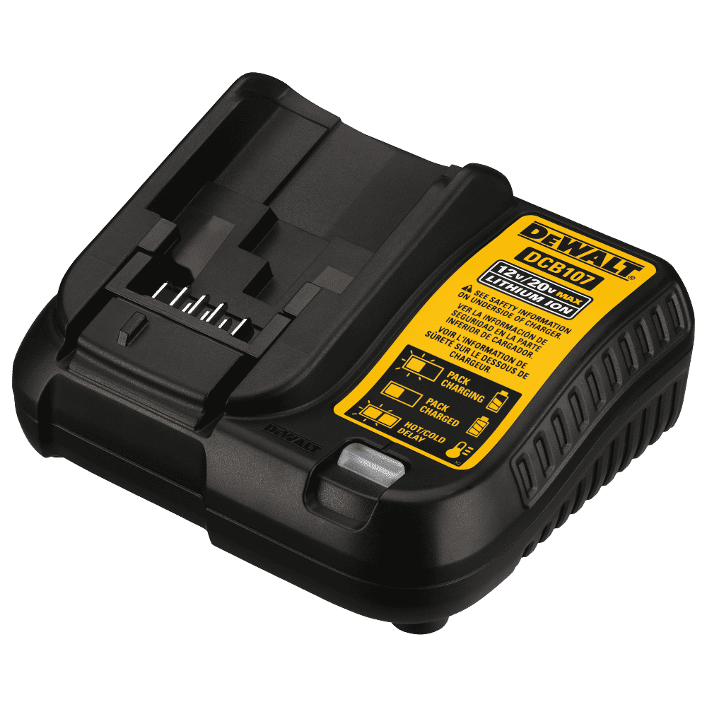 Carregador Bateria DeWalt DCB107-BR Litio Ion 12V-20V Bivolt