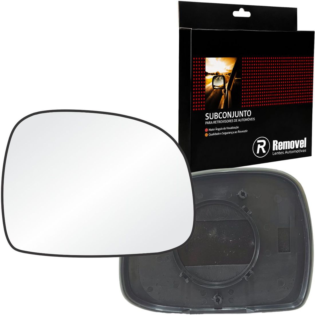Lente Retrovisor Direito M S10/Blazer 1996 A 2010 Silverado 1997 A 2001