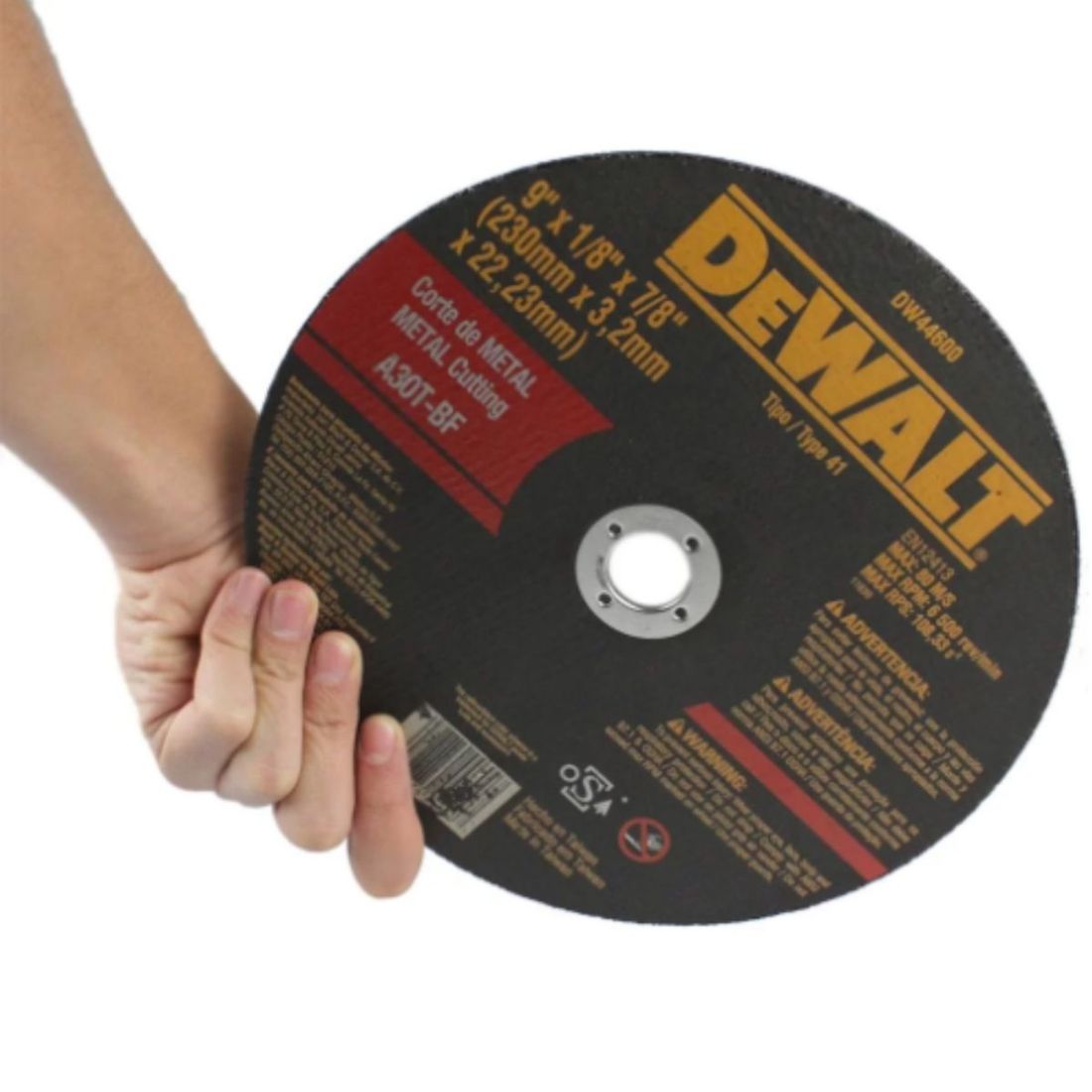 DeWalt - Disco Corte Metal 9 X 1/8 X 7/8