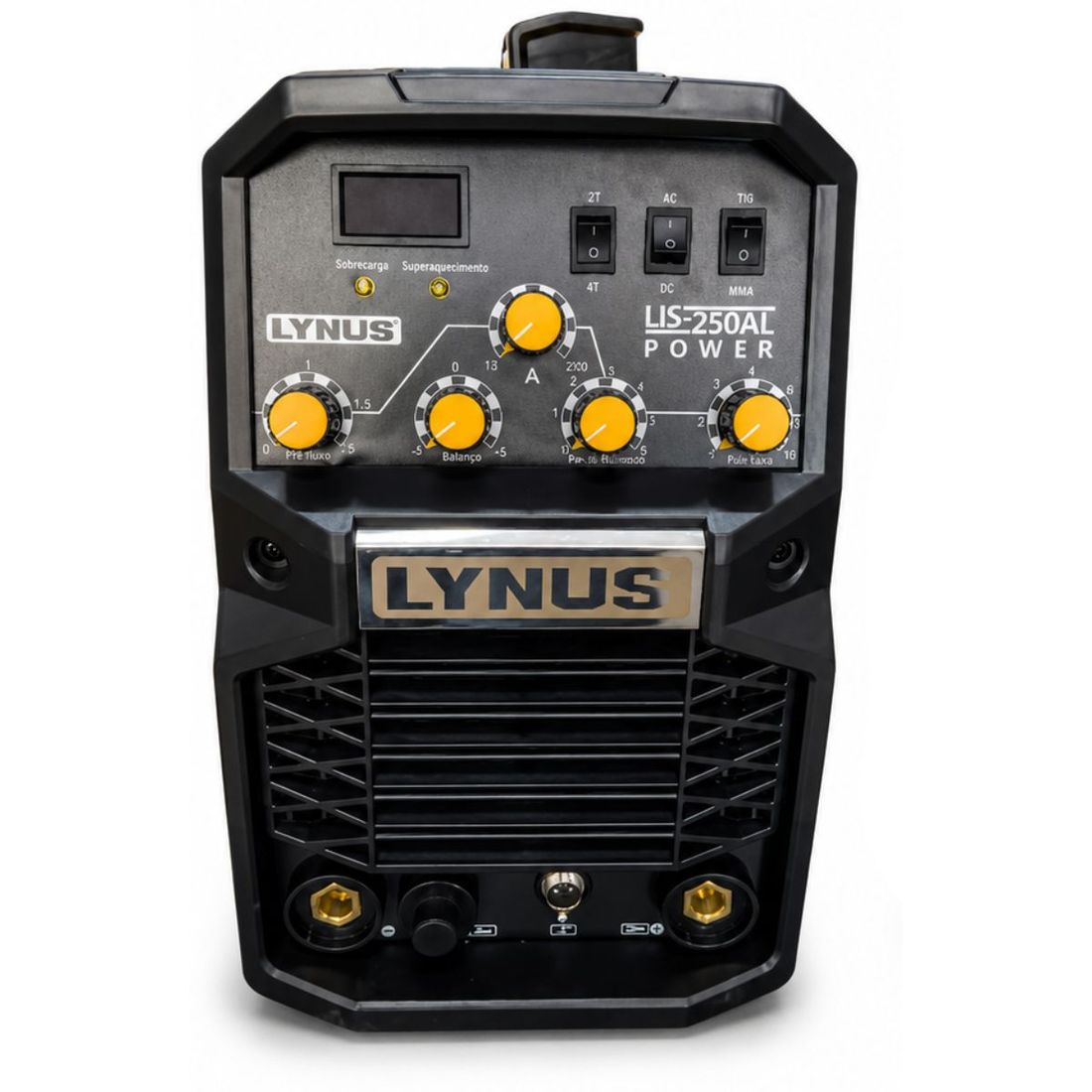 Inversora de Solda TIG AC/DC Alumínio Lynus LIS-250AL Power 200 Ampéres