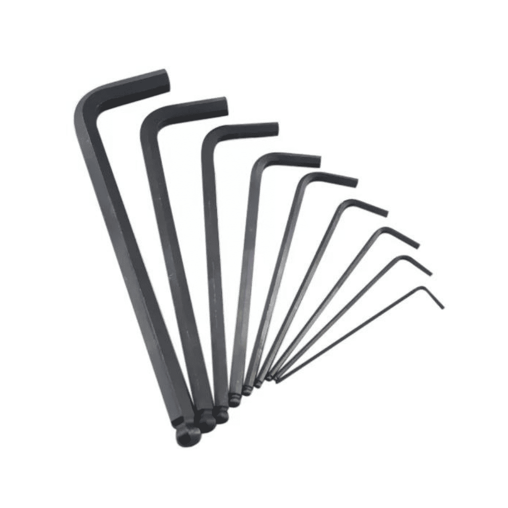 Jogo Chave Allen Gedore Abaulada 1,5mm A 10mm com 9 Peças