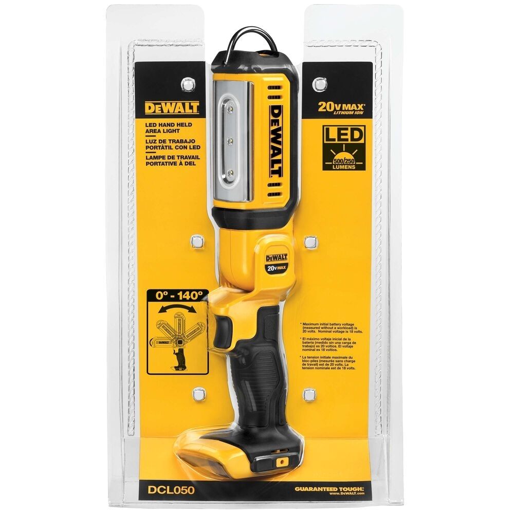 Lanterna LED Portátil 20v Sem Bateria DCL050 DeWalt Lanterna LED Portátil 20v Sem Bateria DCL050 DeWalt