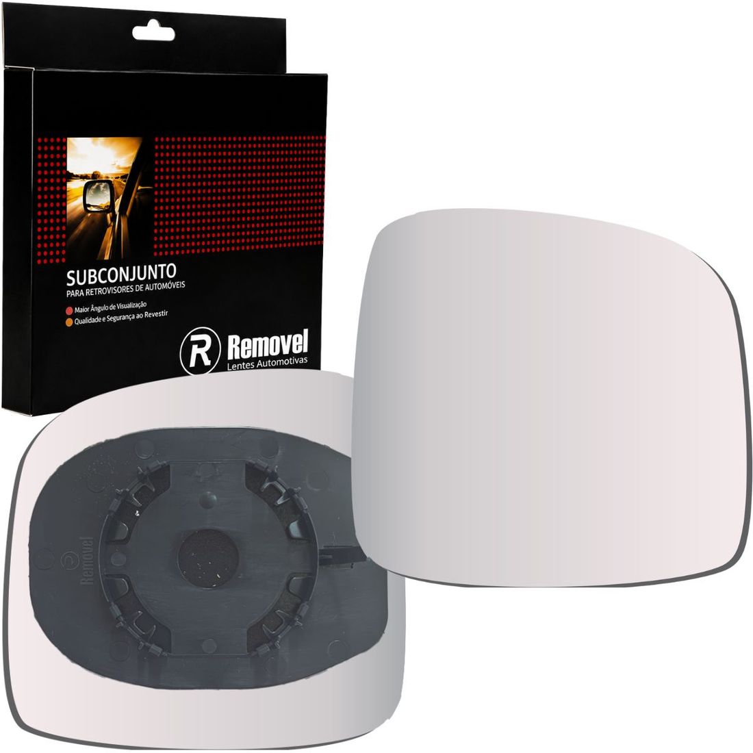 Lente Retrovisor Direito Fiat Fiorino 2012 A 2014 SB054