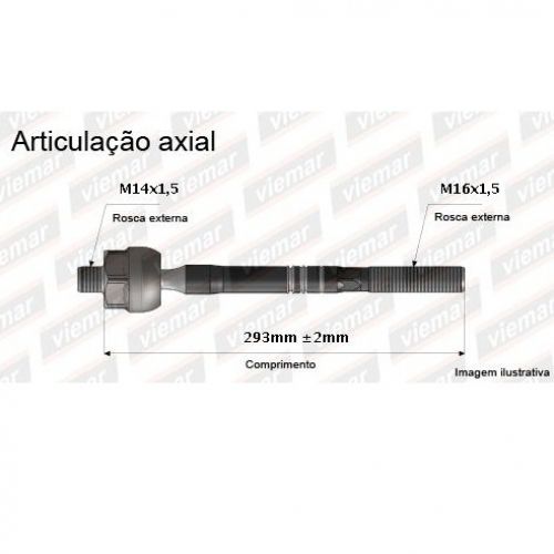 Barra Axial Ford Focus 2014 A 2019 Volvo C30 06/12 S40/V40/V50