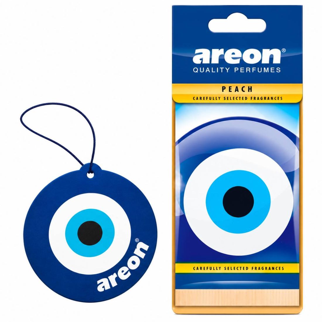 Aromatizante Automotivo Blue Eye Peach Areon Aromatizante Automotivo Blue Eye Peach Areon