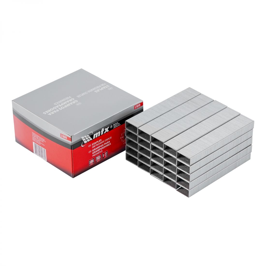 Grampo 22mm Grampeador Pneumático 5000pçs