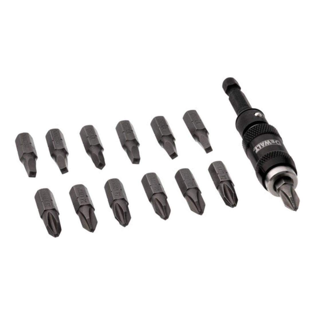 Kit Bits + Adaptador Angular Magnético 12pçs Dwpvtc14 Dewalt