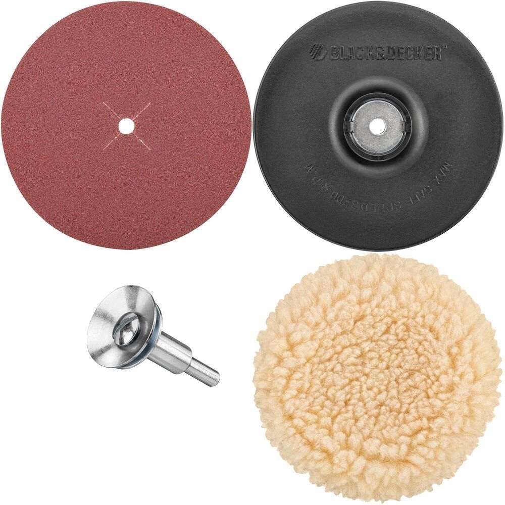 B&D - Conjunto Acessórios Para Polir e Lixar 4pçs U1450