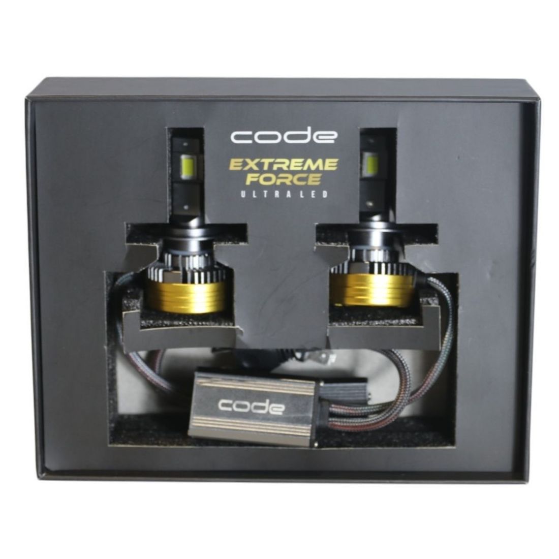 Kit 2 Lâmpadas Ultra Led Code Extreme Force H18 H7 6000K