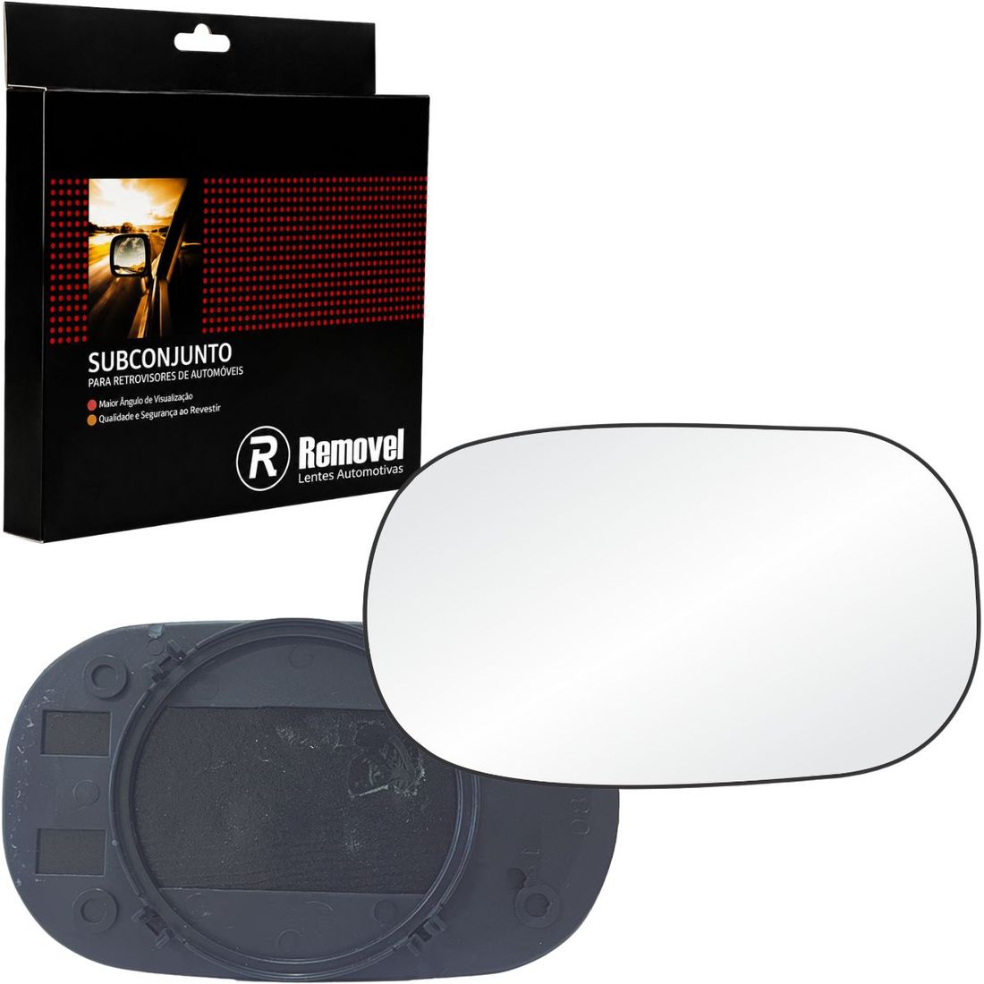 Lente Retrovisor Direito Ford Ka 1996 A 2008 (Modelo Metagal)