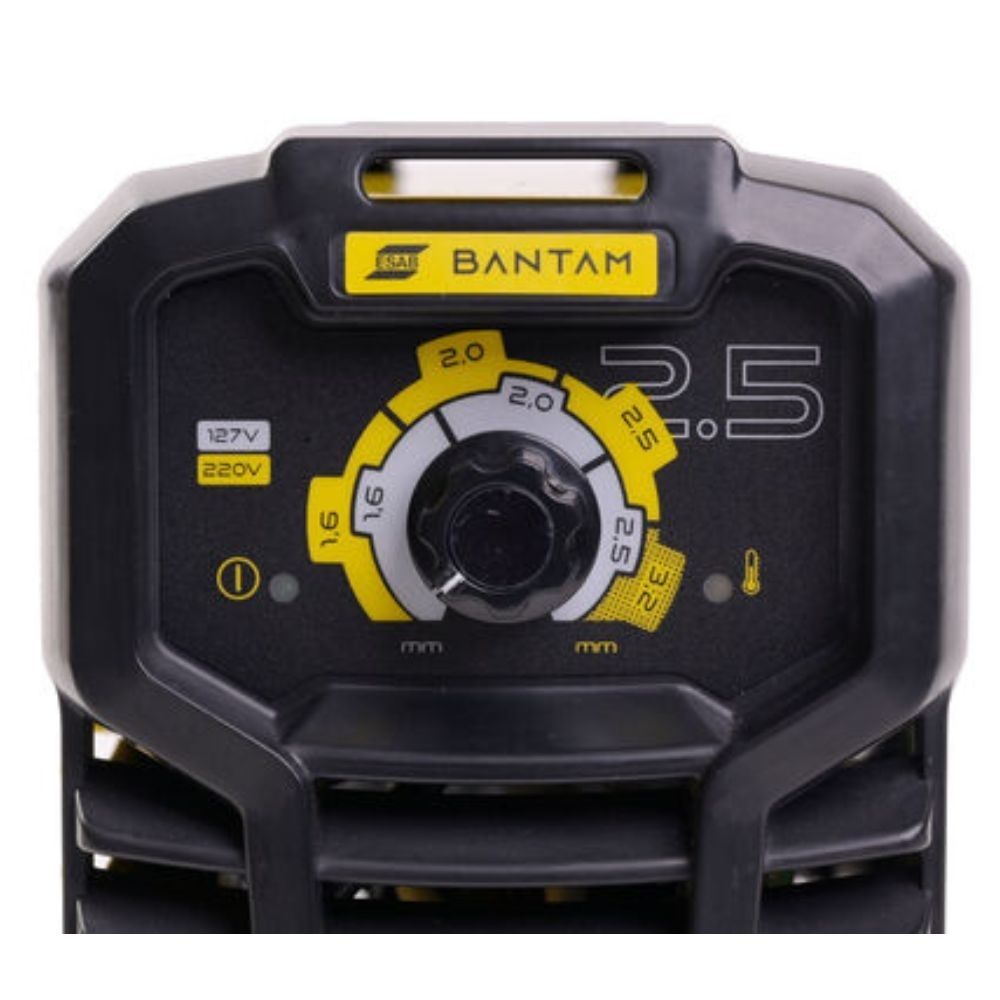 Inversor Solda Elétrica Esab MMA 120A Bivolt Automática Bantam 2.5