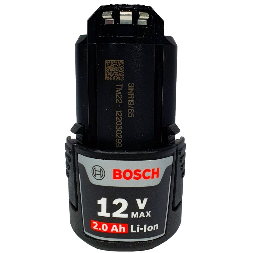 Bateria de Íons de Lítio Bosch GBA 12V MAX 2,0Ah Bateria de Íons de Lítio Bosch GBA 12V MAX 2,0Ah