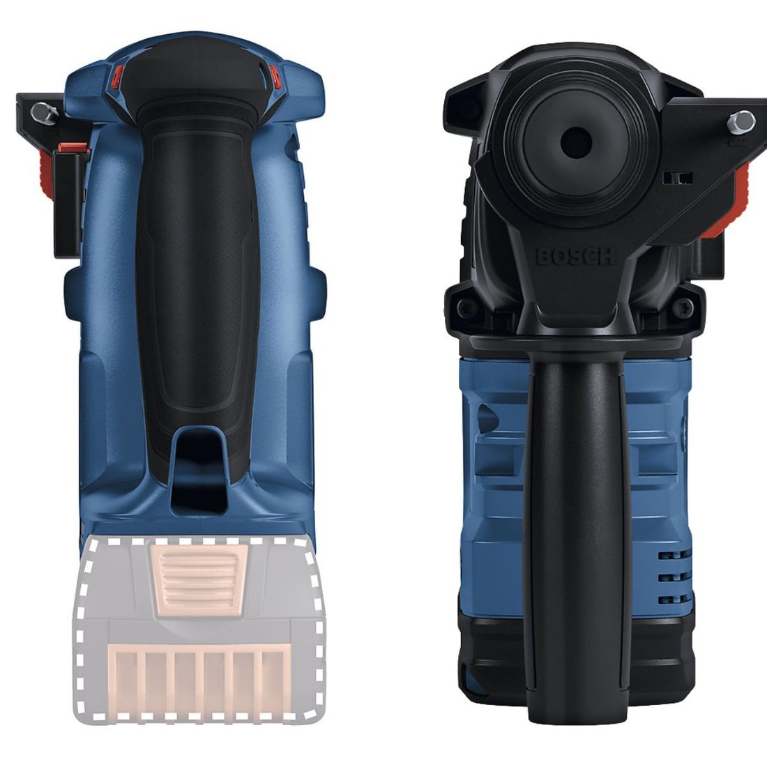 Combo Esmerilhadeira Angular + Martelete SDS  Bosch Com 2 Baterias 18v 4ah e Carregador