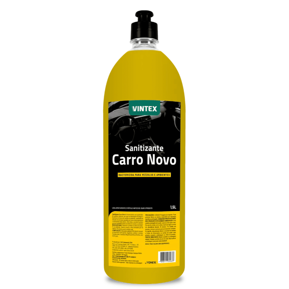 Odorizador e desinfetante - Sanitizante Carro Novo Vintex - 1,5L