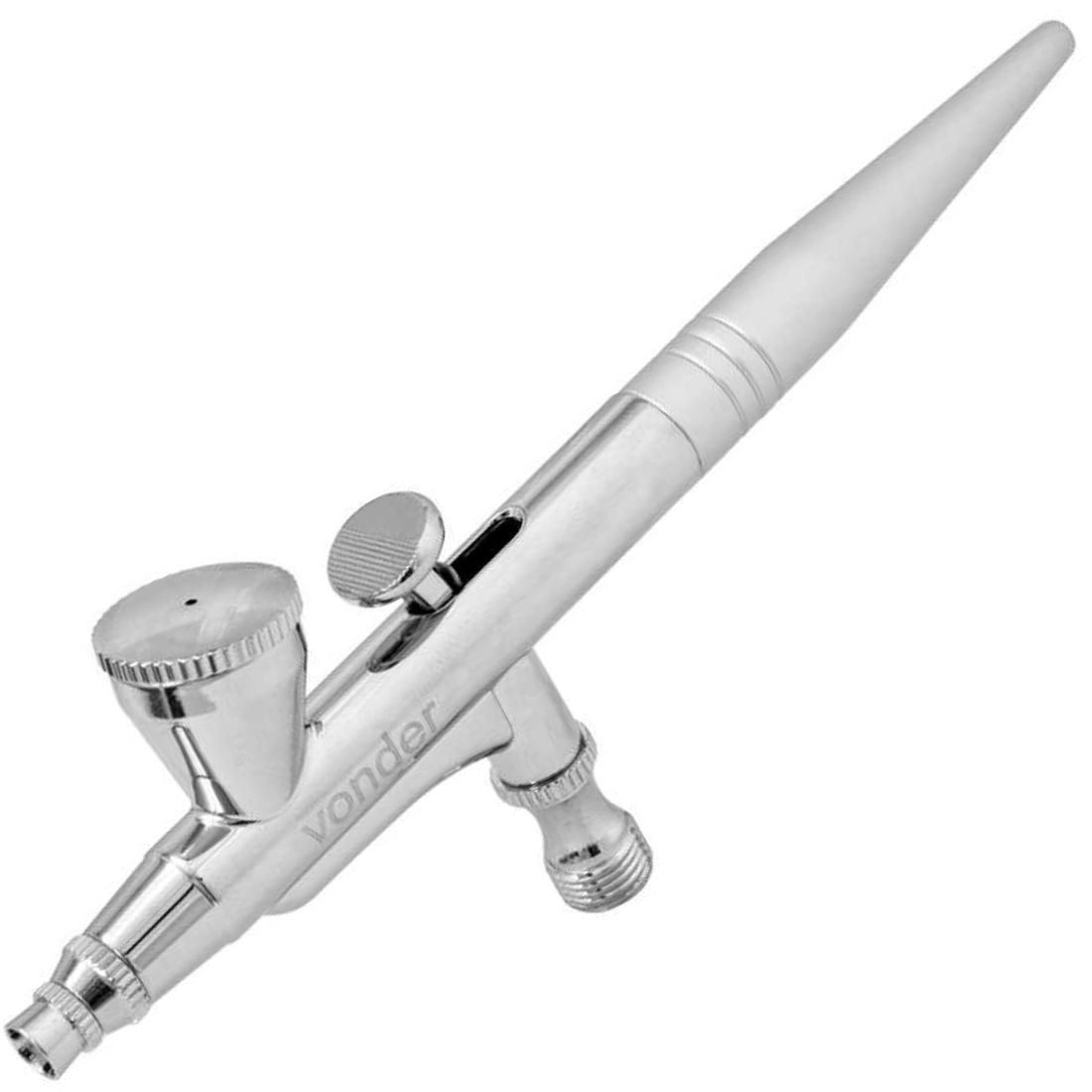 Aerógrafo Com Mini Compressor E 10 Acessórios Vonder