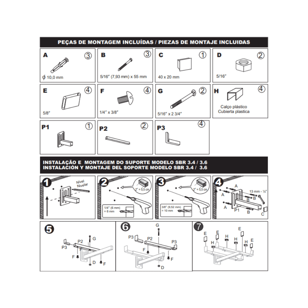 Suporte Para Microondas e Forno Elétrico Ajustável