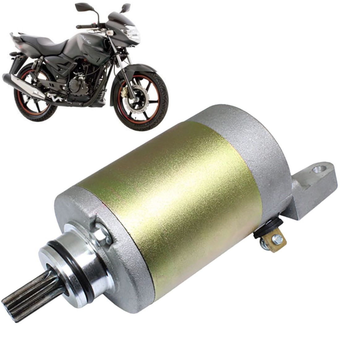 Motor de Partida Moto Dafra Apache 150 2010 a 2015
