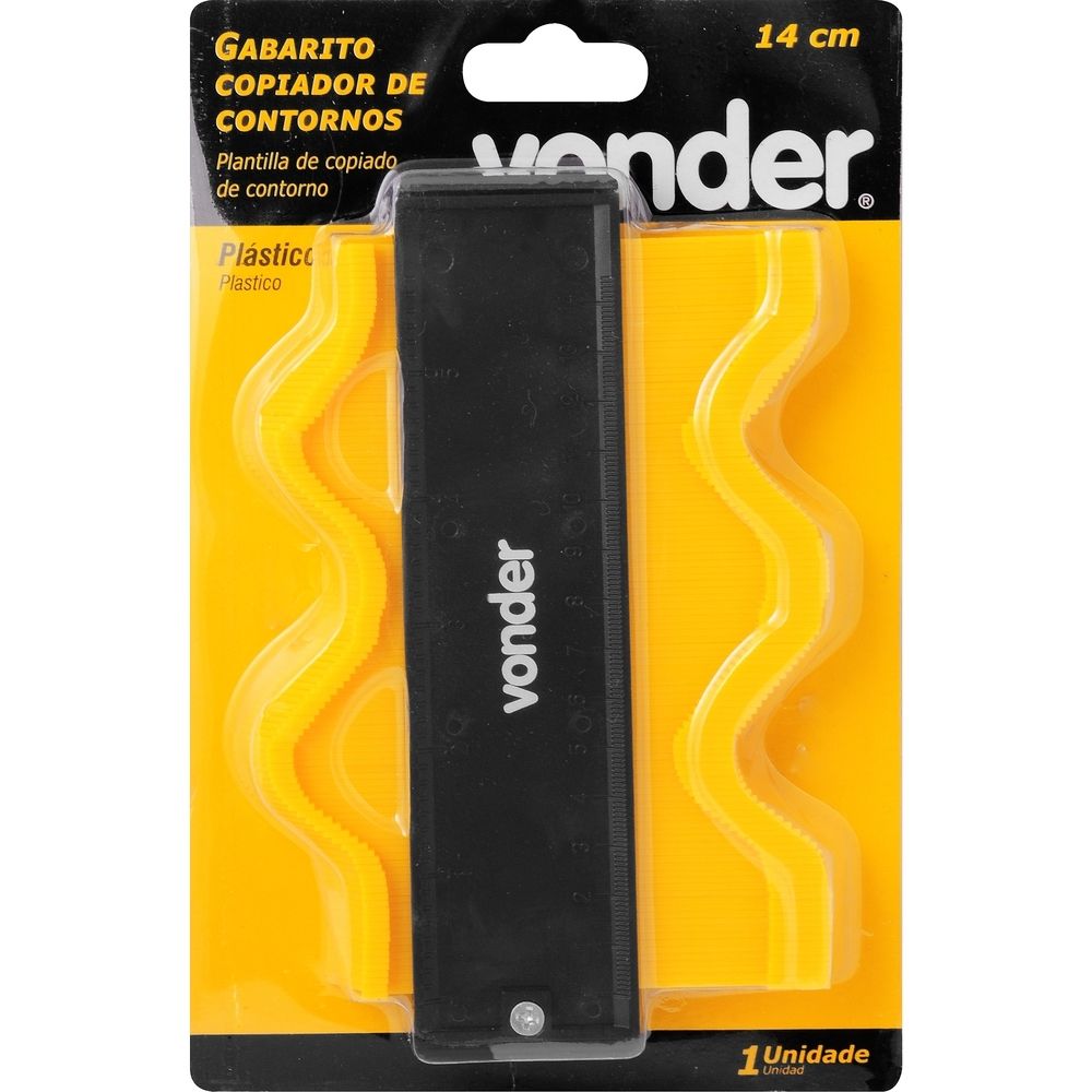 Gabarito Copiador de Contorno 14cm Vonder 3595014000