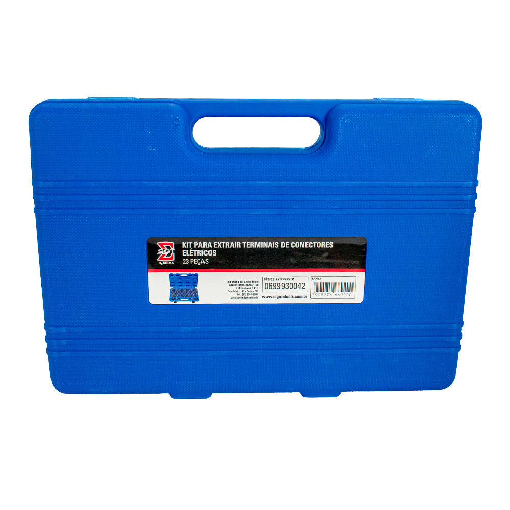 Kit Chaves Extrator Terminal Conector Elétrico 23pçs SGT