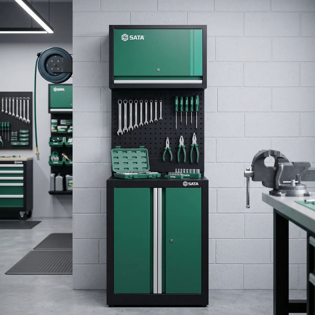 Armário Combinado Sata 2 Portas Oficina