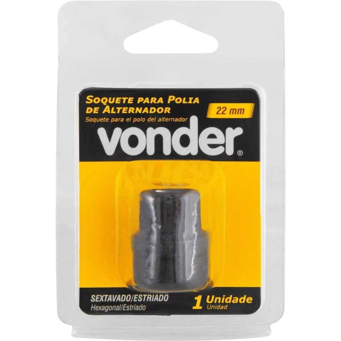 Soquete Especial 22mm p/ Polia Alternador Vonder
