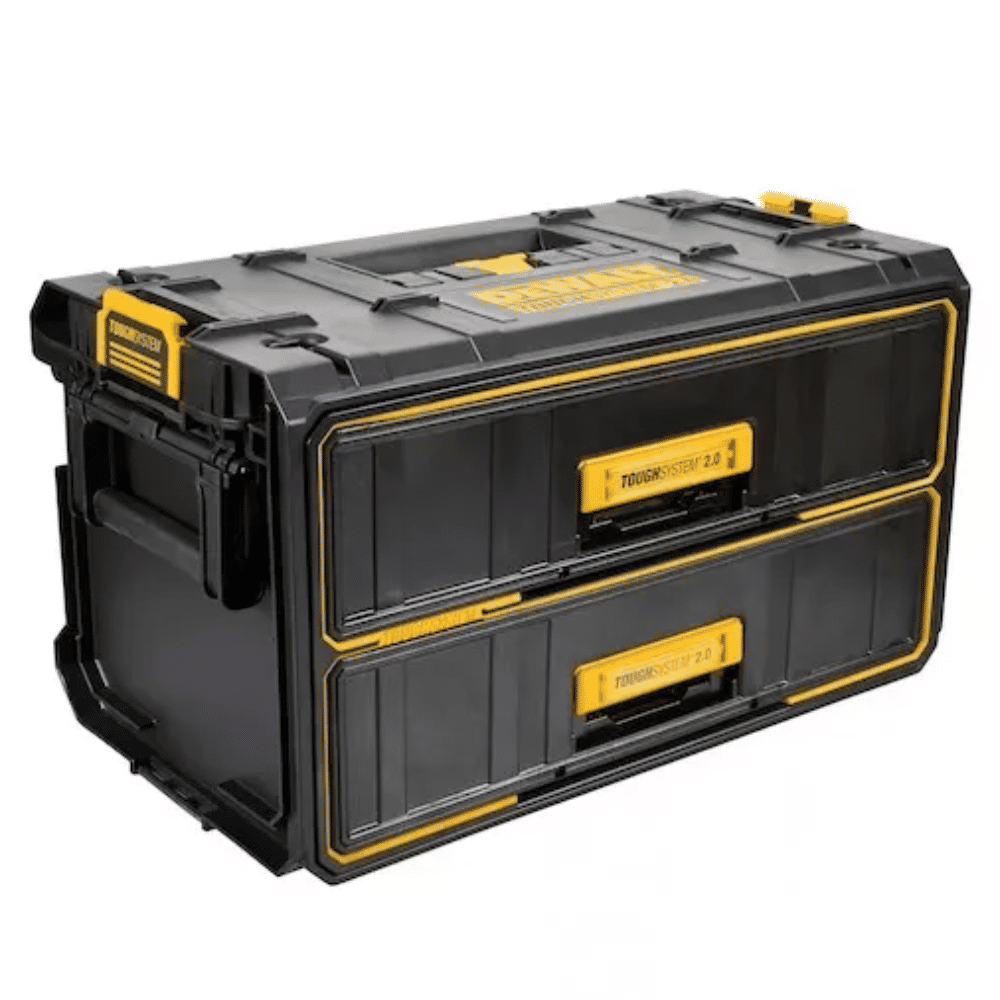Organizador Plastico Caixa Tipo Gaveta Dupla 32x55cm DeWalt Toughsystem